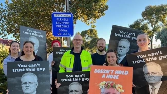 Protest in SA over "failed PM". Picture: SA Unions