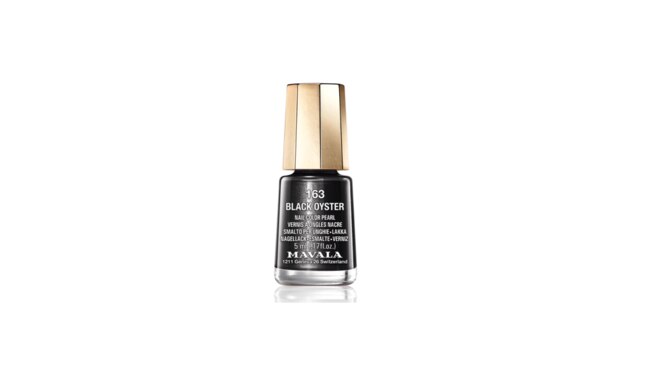 Mavala Switzerland Mini Color Nail Polish in Black Oyster, $8.50 from amazon.com.au 