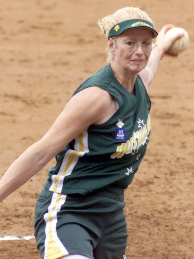 Softball great and hall of famer Brooke Wilkins.