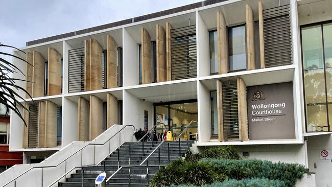 The trial is taking place in the Wollongong courthouse.