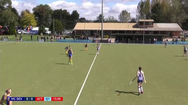 REPLAY: National U15's Girls Hockey Championships - VIC Development vs ACT