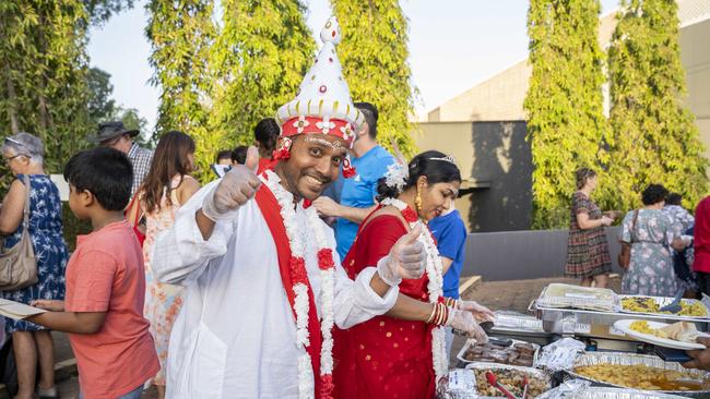 Territorians enjoying a Red Cross event in Darwin, June 2024. Picture: Pema Tamang Pakhrin