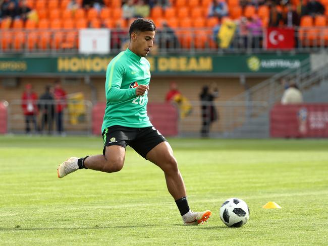 Daniel Arzani is the youngest member of the Socceroos’ squad. Pic: Getty