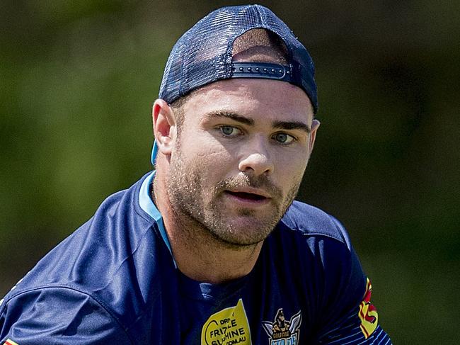 The Gold Coast Titans  player, Keegan Hipgrave, at pre-season training, Parkwood.  Picture: Jerad Williams