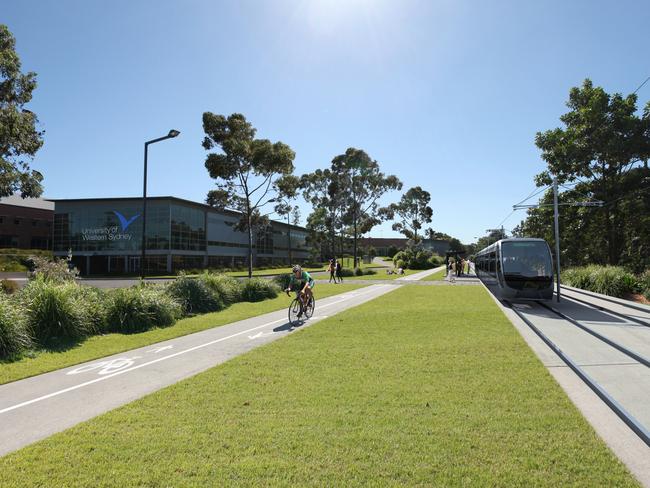 Artist impression of the Parramatta Light Rail. Supplied by Parramatta City Council.