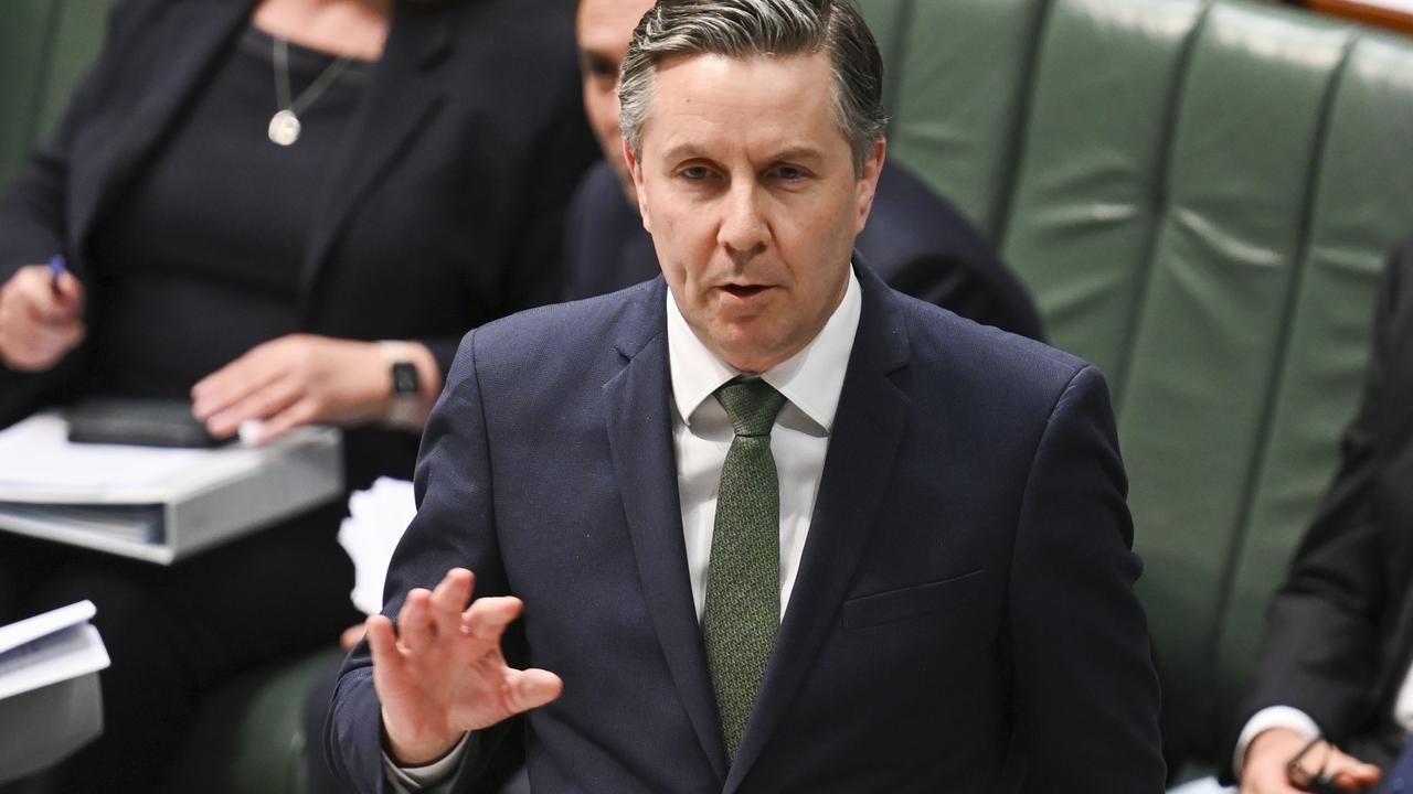 Health Minister Mark Butler will introduce reforms to parliament on Wednesday. Picture: NCA NewsWire / Martin Ollman