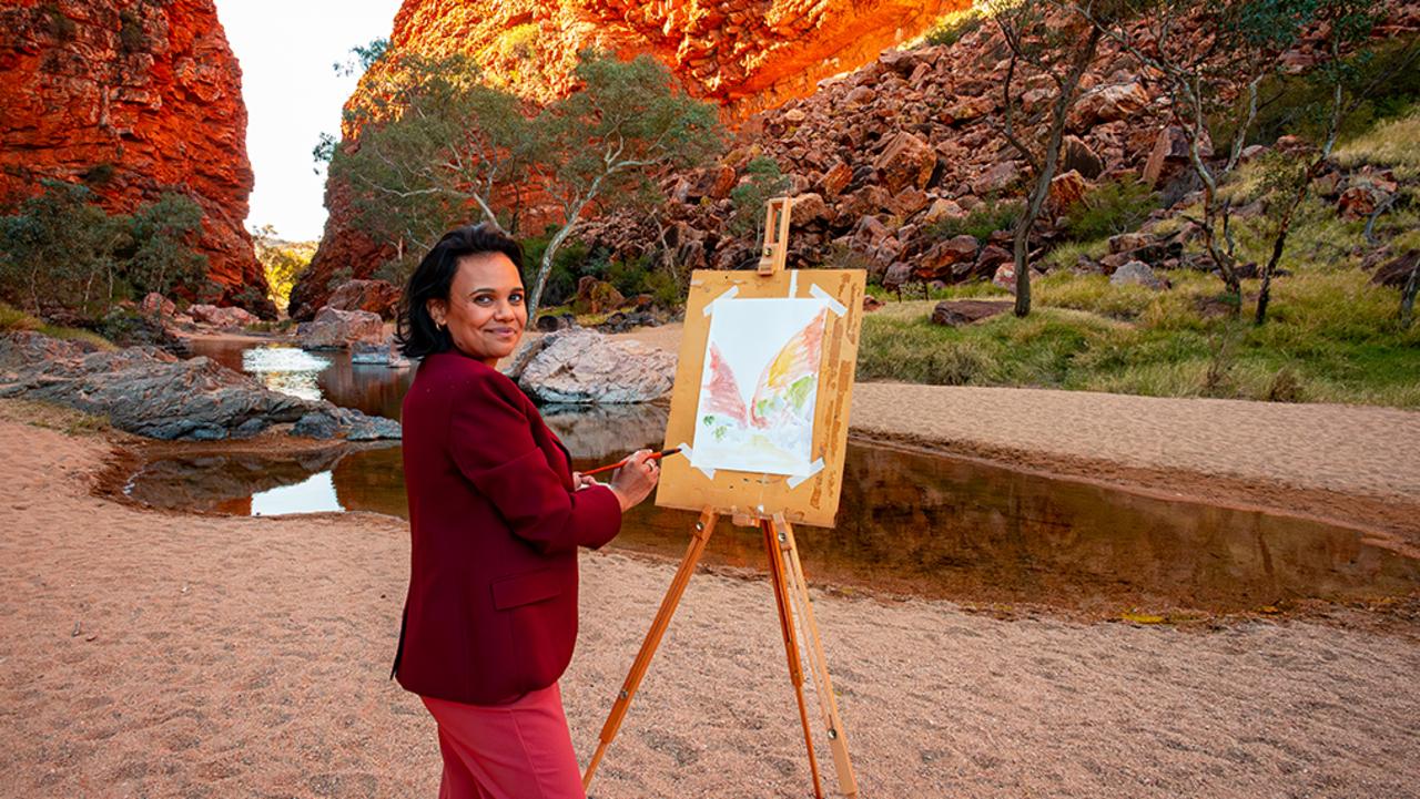 Tapsell just got back from a trip with Virgin Australia at Darwin, Kakadu and Alice Springs. Picture: Supplied