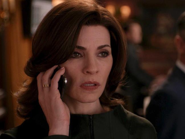 Julianna Margulies, here as Alicia Florrick, says killing a cast member was a “brilliant idea”.