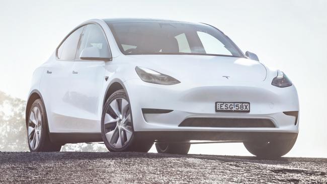 Top of the pops: the Tesla Model Y. Picture: Thomas Wielecki