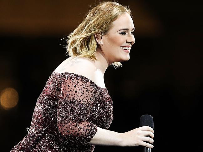 SYDNEY, AUSTRALIA - MARCH 10: Adele performs at ANZ Stadium on March 10, 2017 in Sydney, Australia. (Photo by Cameron Spencer/Getty Images)