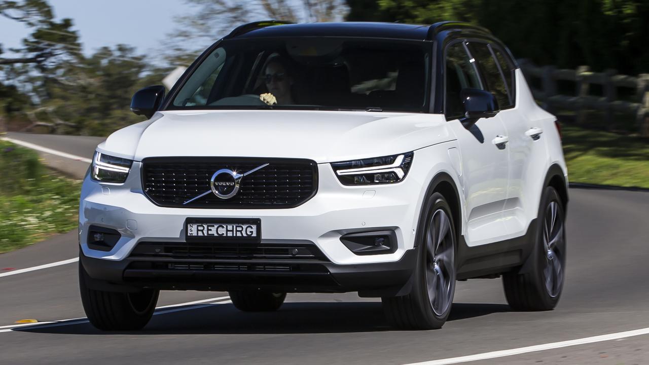 The smaller XC40 can be had as a plug-in hybrid for short electric-only motoring.