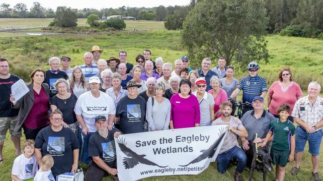 Eagleby residents have waged a six-year campaign to keep the six-lane highway away from their community. Picture: Albert and Logan News.