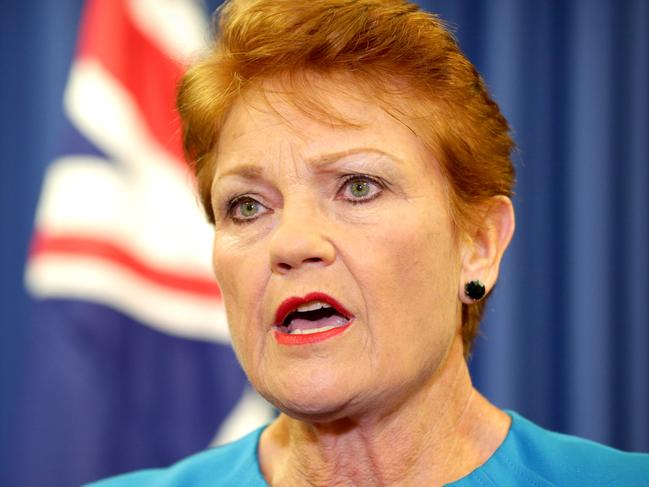 Pauline Hanson announces Raj Guruswamy and George Christiansen to run for the senate, One Nation Pauline Hanson presser, Brisbane City, on Wednesday April 13th - Photo Steve Pohlner