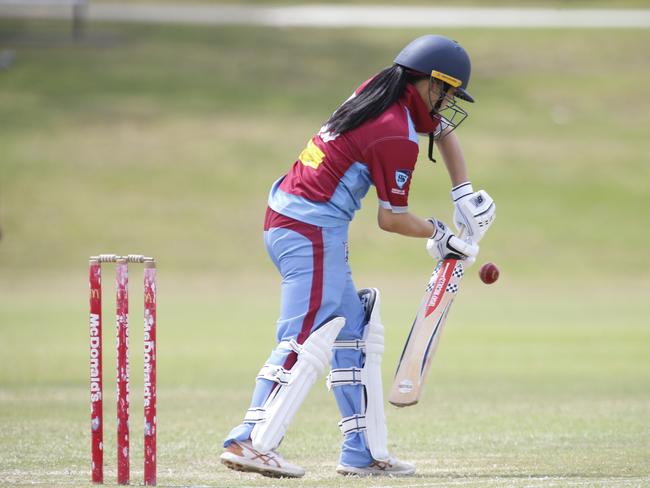 Garwa Li defends for St George-Sutherland. Picture Warren Gannon Photography