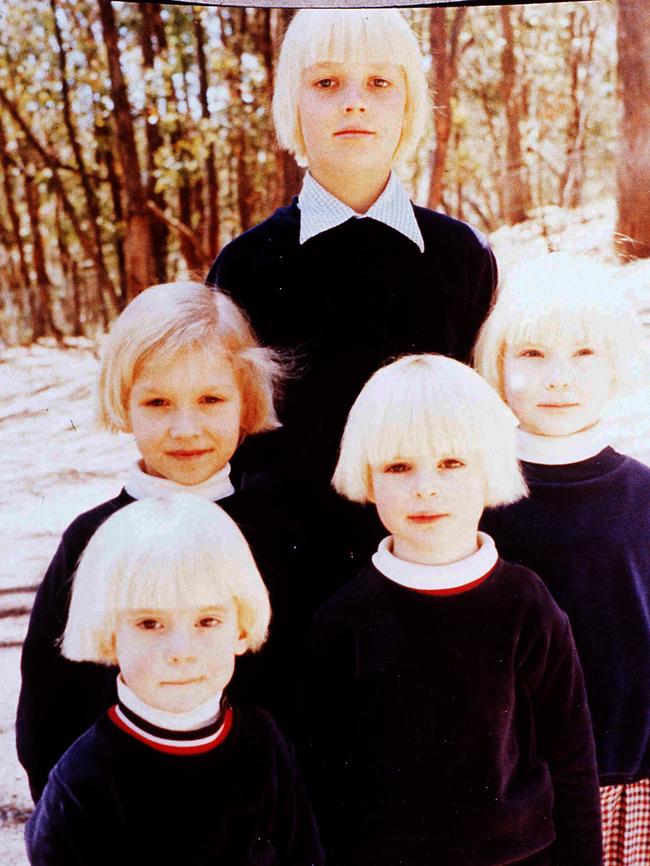 Children from Anne Hamilton-Byrne's cult 'The Family'.