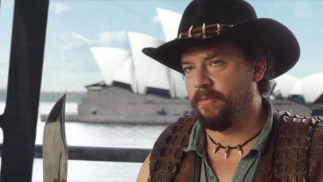 Dundee Movie Trailer Super Bowl Tourism Australia Ad Herald Sun