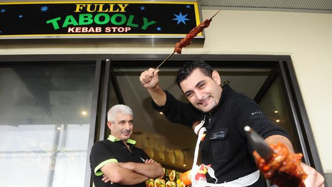 Ali Ada watches his son James Ada in action at Fully Tabooly at Pemulwuy. Photo: John Appleyard