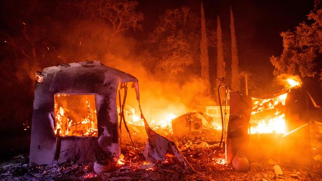 Climate change caused overwhelmingly by human activity is the primary source of the unprecedented forest fires regularly ravaging the western United States, according to a study published November 1, 2021. AFP