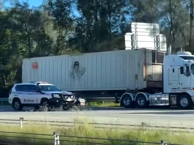 Man fatally struck by truck on M1 at Pimpama. Picture: Simone Leigh