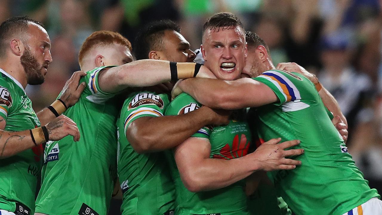 Jack Wighton is one of three Raiders in the squad.