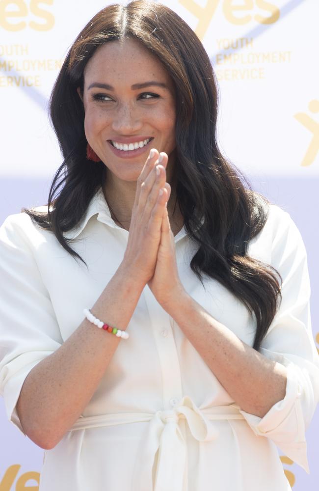 Meghan is suing a British tabloid after it published a letter she wrote to her dad. Picture: Facundo Arrizabalaga — Pool/Getty Images