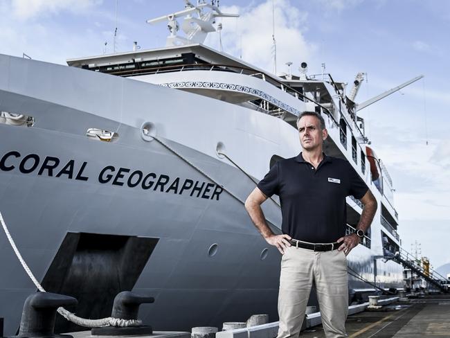 Mark Fifield of Coral Expeditions. Picture: David Li