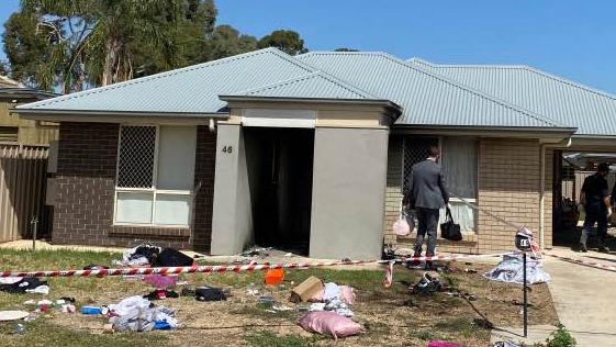 Two people have been seriously injured in a house fire at Brahma Lodge. Picture: Patrick James