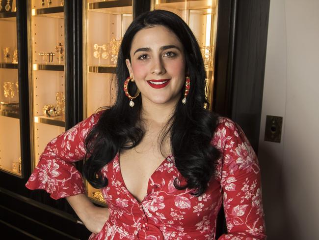 Jewellery designer Christie Nicolaides in her new flagship store, which is opening on Tuesday (23rd).Picture: NIGEL HALLETT