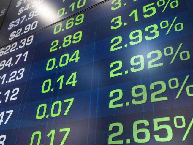 SYDNEY, AUSTRALIA - NewsWire Photos November 23, 2021: Information boards at the Australian Securities Exchange, Sydney. Picture: NCA NewsWire / James Gourley