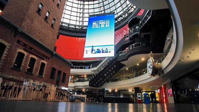 Melbourne central shopping centre. Picture: Aaron Francis