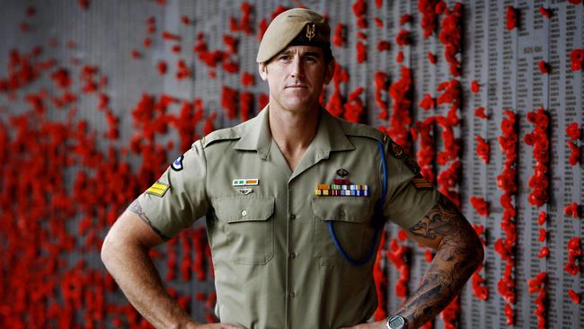 Ben Roberts-Smith says the book’s account of a skirmish in Afghanistan is ‘un-Australian’. Picture: Ray Strange