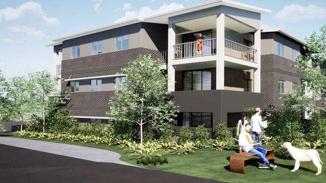 The proposed new housing complex at Corrimal. Picture: Supplied.