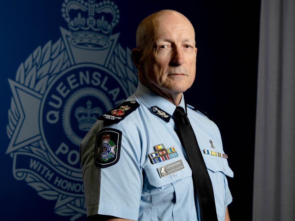 Queensland Police Service Commissioner Steve Gollschewski. Picture: Richard Walker.