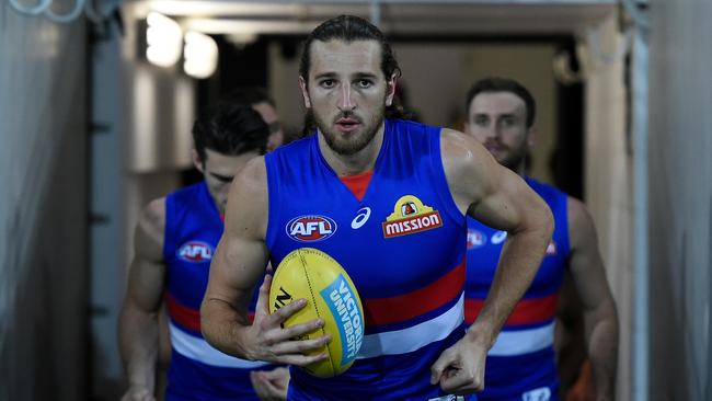 Marcus Bontempelli will be key to the Bulldogs’ chances against the Tigers. Picture: Matt Roberts/AFL Photos/via Getty Images