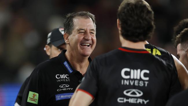 Lyon called the Suns the AFL’s ‘nepo baby’. Picture: Michael Klein