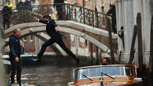 One giant leap for mankind. Picture: Marco Sabadin/AFP