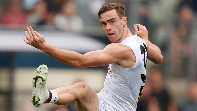 Ben Paton makes a welcome return to the St Kilda defence. Picture: Michael Willson/AFL Photos via Getty Images