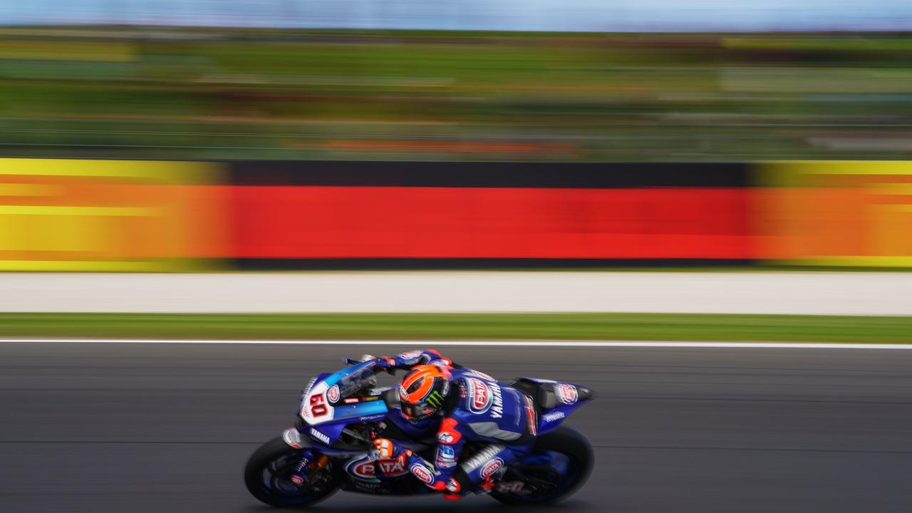 Yamaha rider Michael van der Mark at Phillip Island in February 2020. Picture: AAP Image