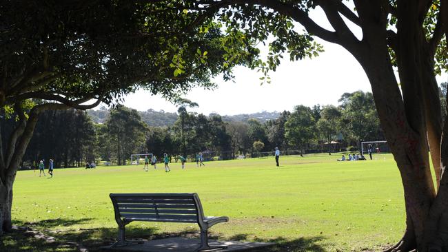 Locals are concerned that the noise coming Passmore Reserve during sports during the day will be replicated at night. Picture: Manly Daily