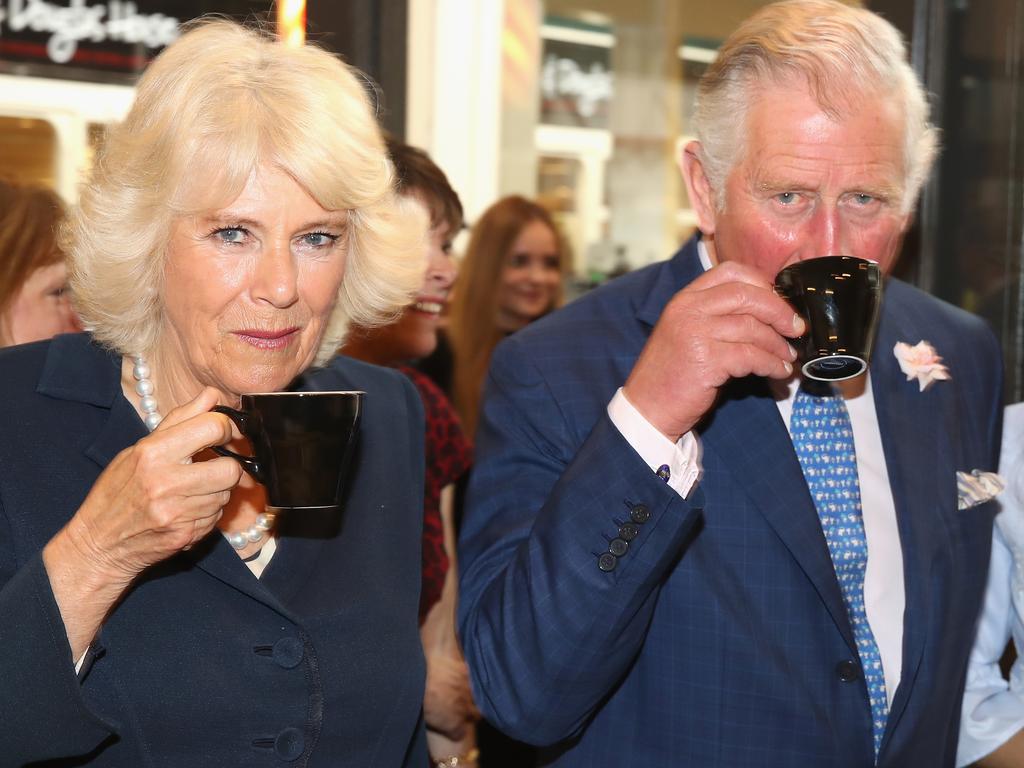 Cheers! Prince Charles can do up to 10 engagements in a day, often not stopping for lunch. Picture: Chris Jackson/Getty Images