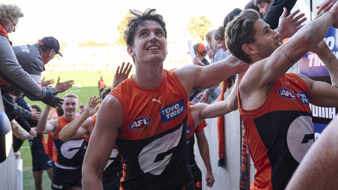 Sam Taylor of the Giants. Picture: Brett Hemmings/AFL Photos/via Getty Images
