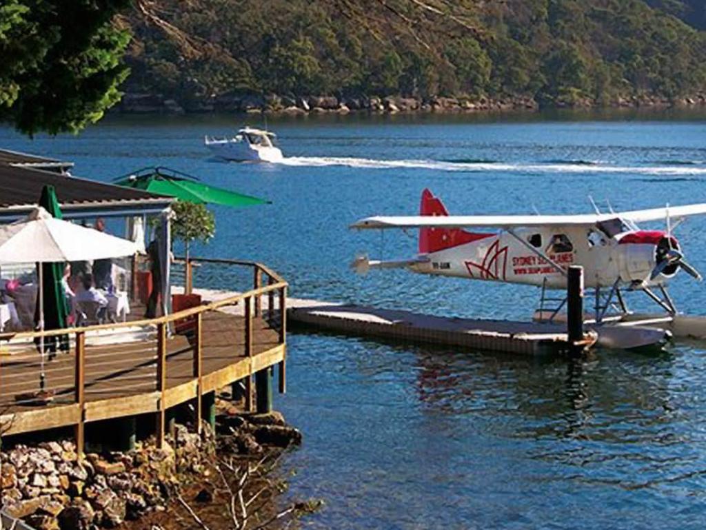 Taking a seaplane is a stunning way to see the sights. Sydney Harbour. Picture: Supplied