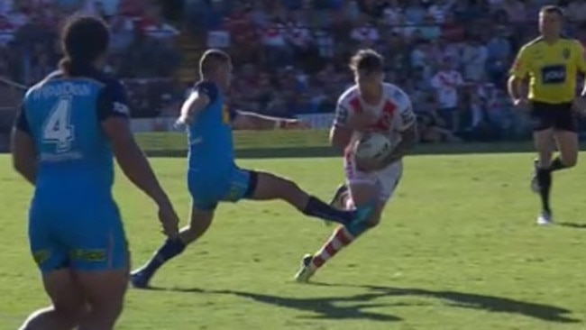 Ash Taylor tripped up — but someone else came up good.