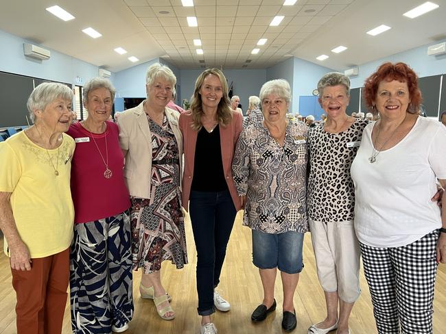 Division 2 candidate Naomi Fowler at the Helensvale Senior Citizens club.