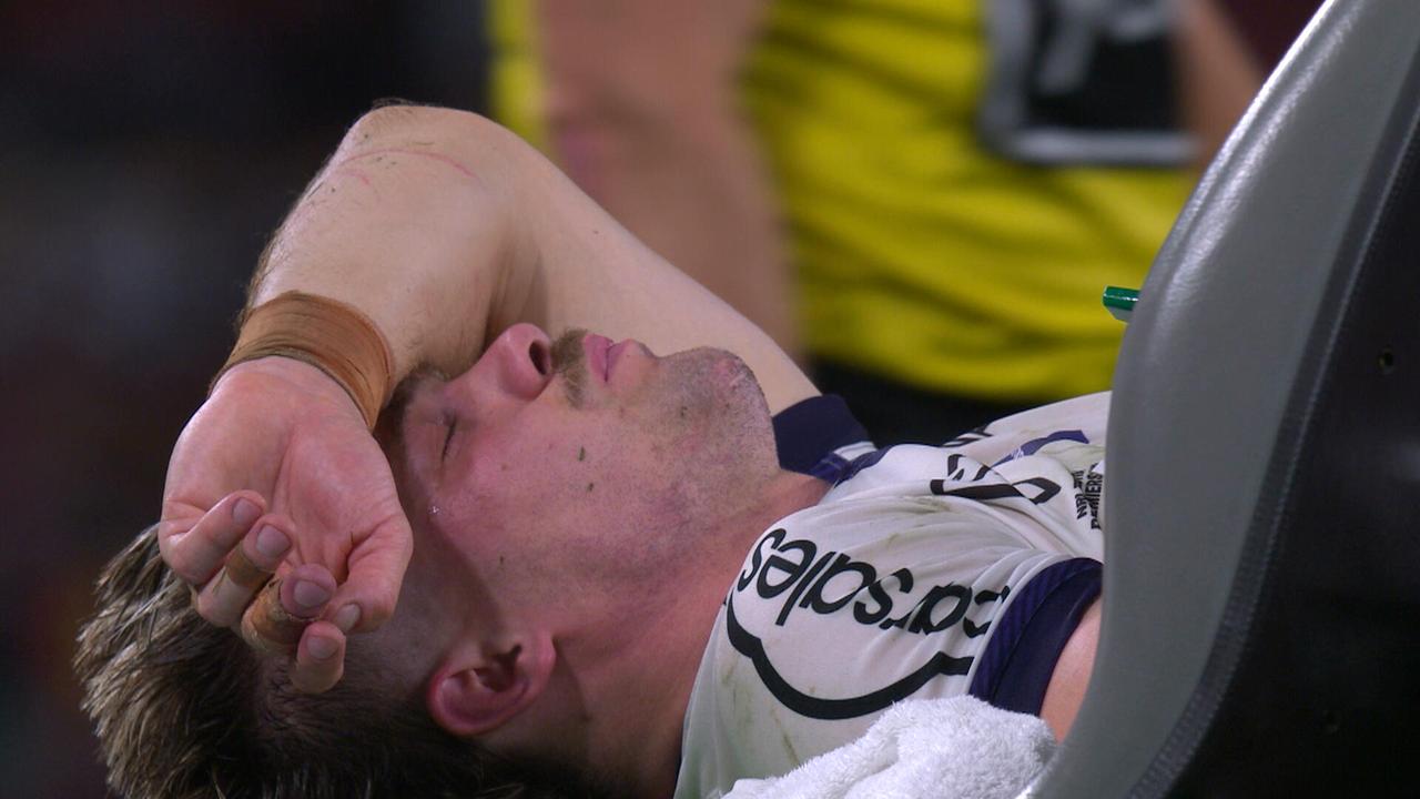 NRL finals scores 2023: Brisbane Broncos vs Melbourne Storm, result,  updates  Ryan Papenhuyzen breaks ankle, awful injury; Cameron Munster's  scathing reaction to heavy defeat