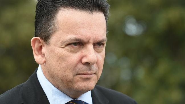 The validity of the Nick Xenophon Team could be open to challenge if the High Court finds the party founder was ineligible for the Senate when he registered it with the Australian Electoral Commission four years ago. Picture: Tricia Watkinson