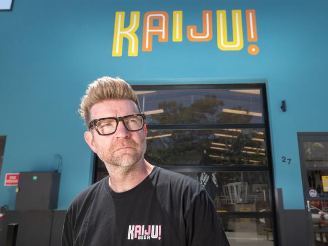 Co founder of  KAIJU! Beer Brewery  Callum Reeves. Picture: Tony Gough