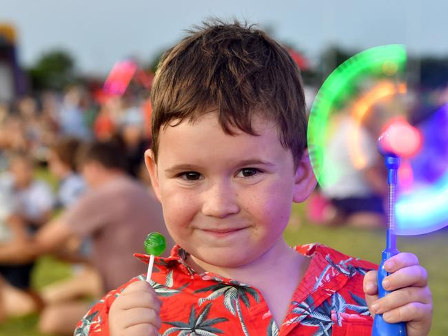 Carols at Victoria Park, South Townsville. Hunter Caddick, 5. Picture: Evan Morgan