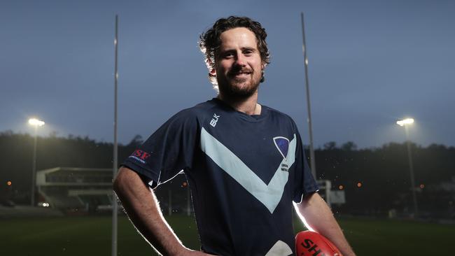 Lindisfarne’s Troy Cunliffe has been named the SFL William Leitch Medallist as the competition’s best and fairest. Picture: LUKE BOWDEN