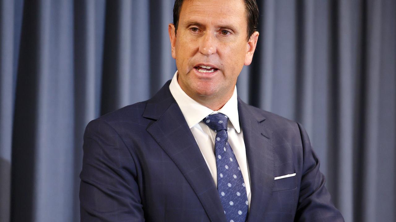 Dan Purdie, shadow Minister for Police and Community Safety, and Member for Ninderry, said power had been taken away from police to do their jobs and keep crime down. Picture: NCA NewsWire/Tertius Pickard